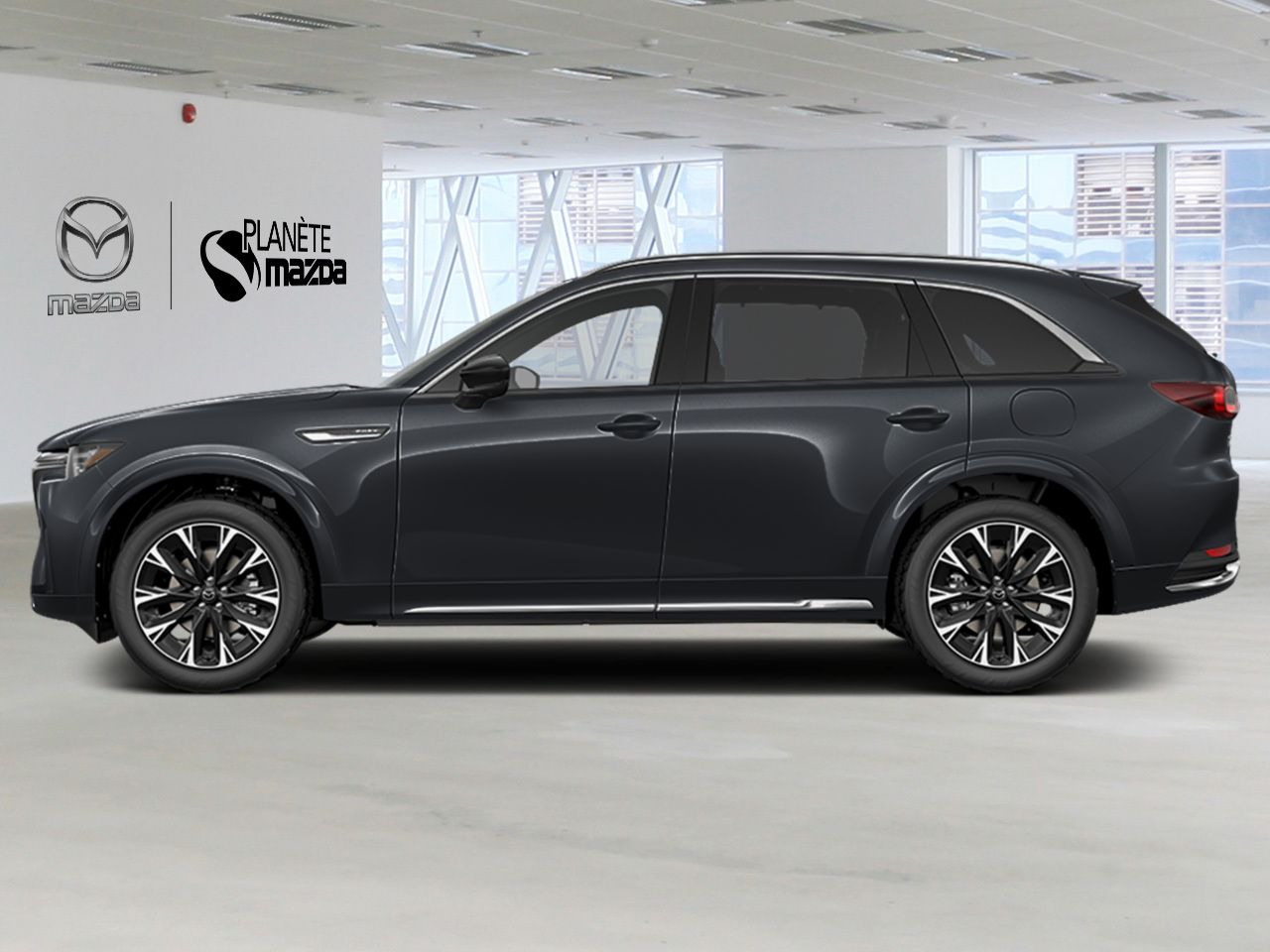 Mazda CX-90 hybride rechargeable JM3KKEHA4T1373805 2026 Noir de jais mica Mirabel - photo #1