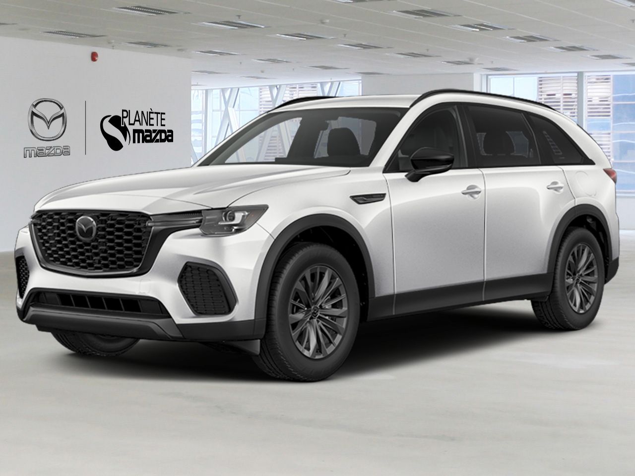Mazda CX-70 hybride rechargeable JM3KJBHF5T1351521 2026 Blanc rhodium m&eacute;tallis&eacute; Mirabel - photo #0