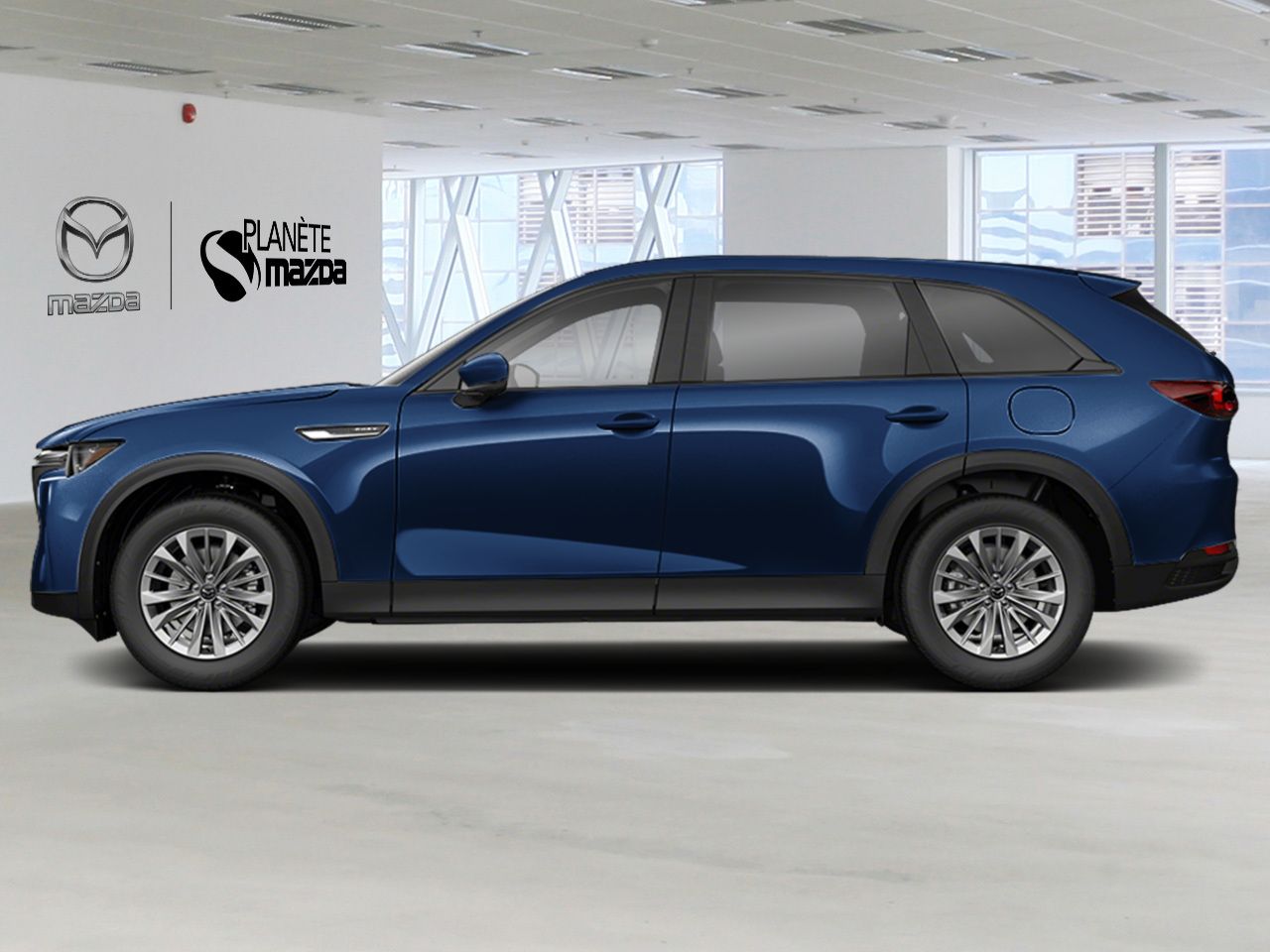 2026 Mazda CX-90 PHEV JM3KKBHA4T1395110 Deep Crystal Blue Mica Mirabel - photo #1