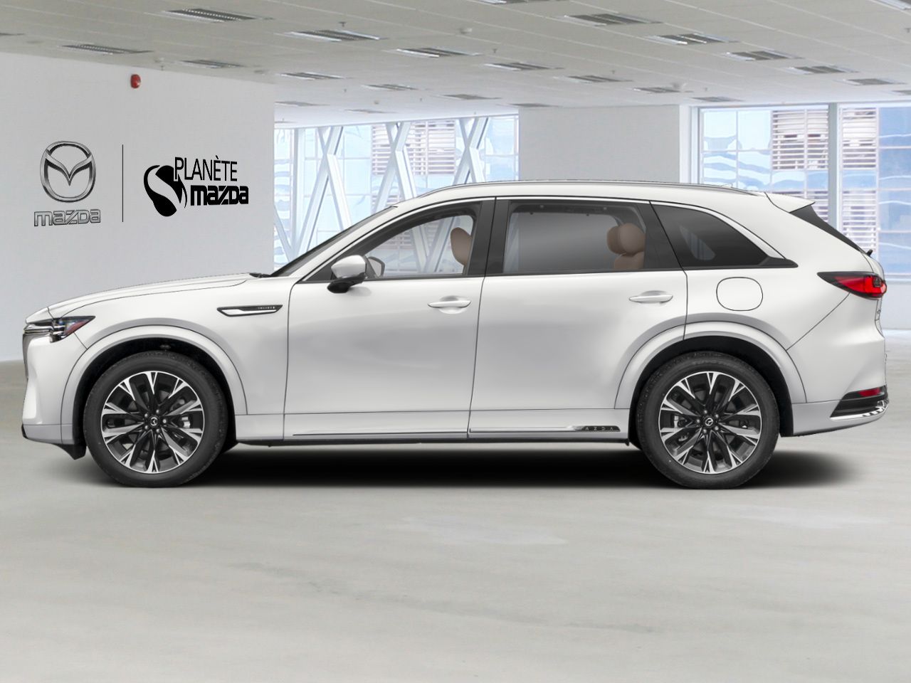 Mazda CX-90 hybride l&eacute;ger JM3KKEHC5T1398679 2026 Blanc rhodium m&eacute;tallis&eacute; Mirabel - photo #1