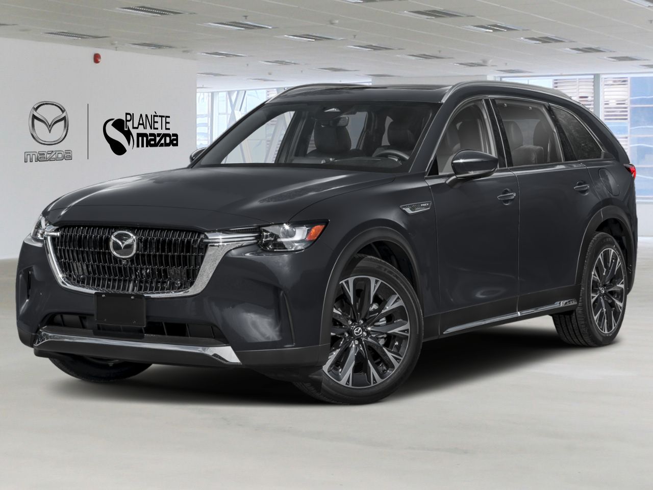 Mazda CX-90 hybride rechargeable JM3KKDHA0T1366182 2026 Noir de jais mica Mirabel - photo #0