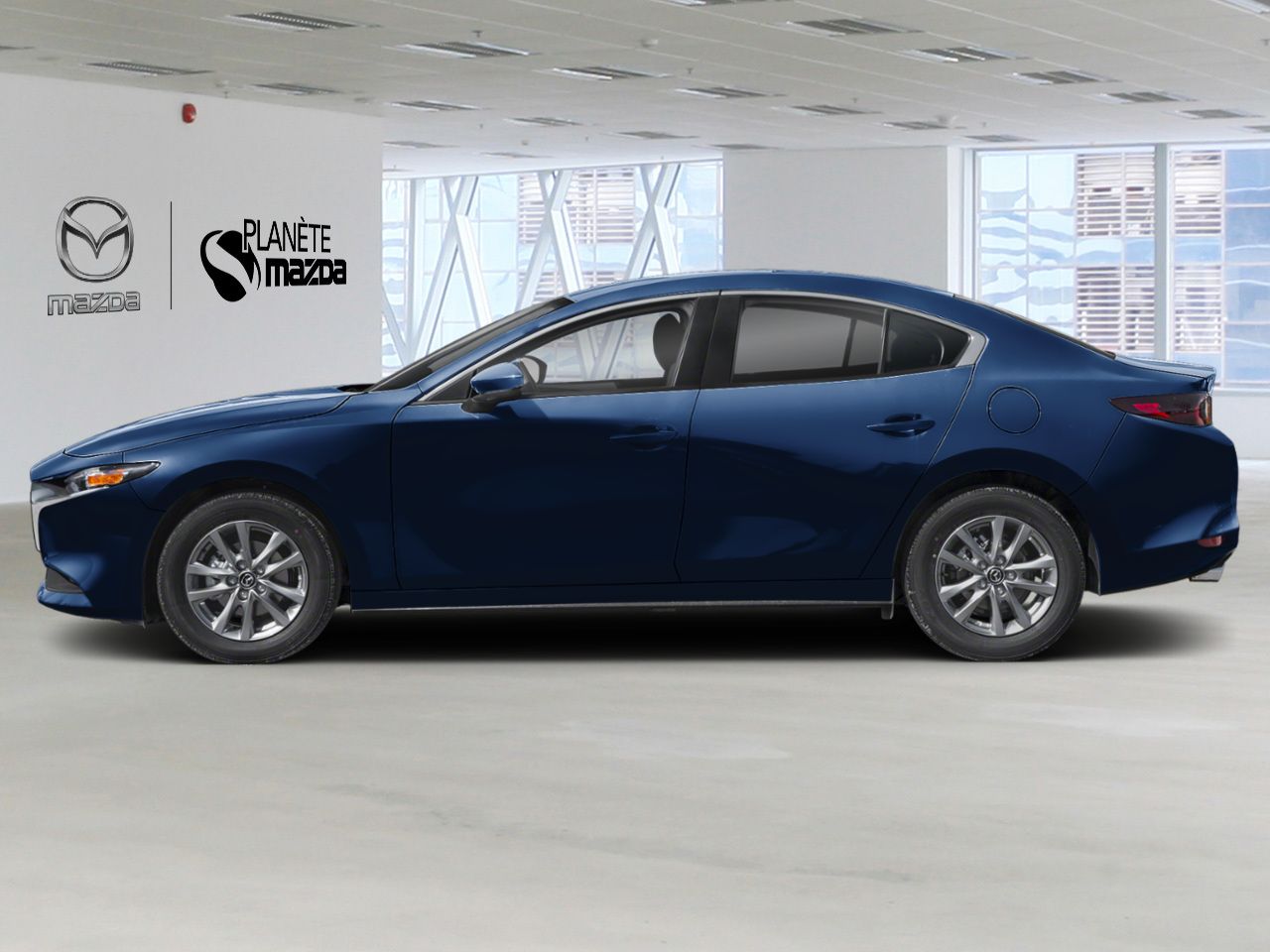 2026 Mazda Mazda3 JM1BPABL3T1881163 Deep Crystal Blue Mica Mirabel - photo #2