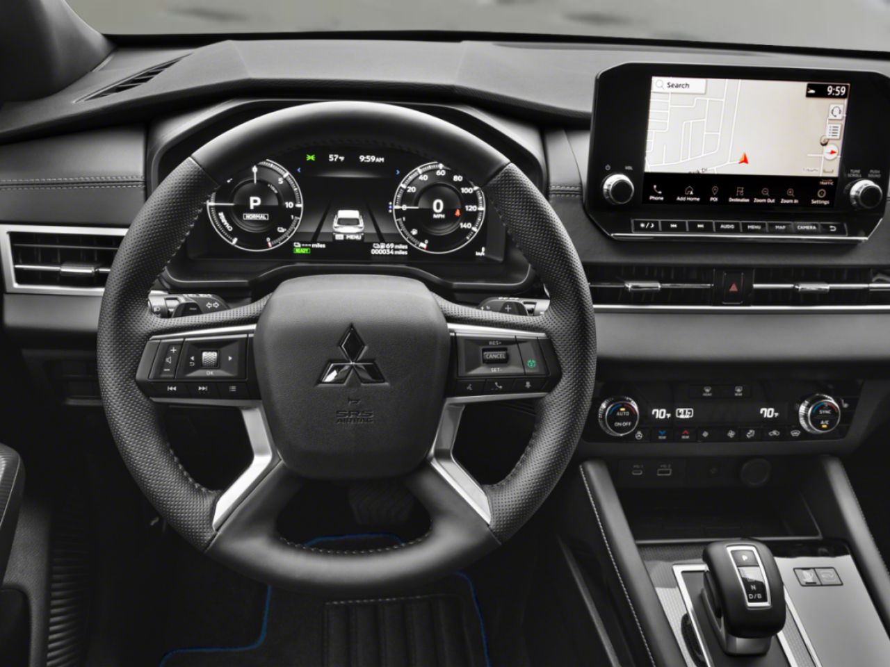 Mitsubishi Outlander PHEV GT NOIR 2025 Gris graphite/toit noir Ville de Québec - photo #4