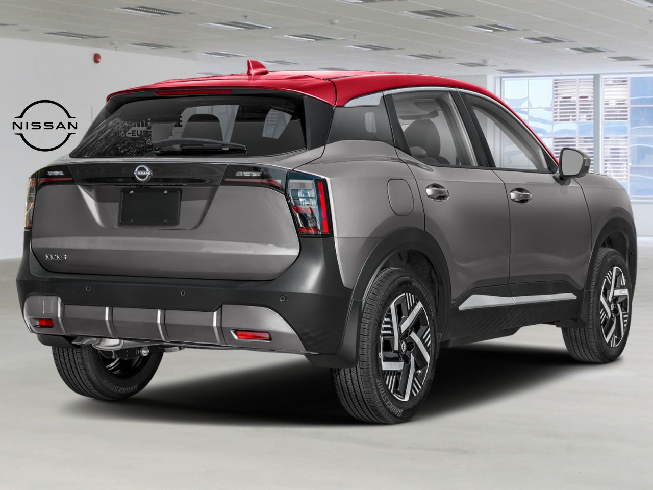 2026 Nissan Kicks Gun Metal Metallic/Scarlet Ember Tintcoat Saint-Eustache - photo #1