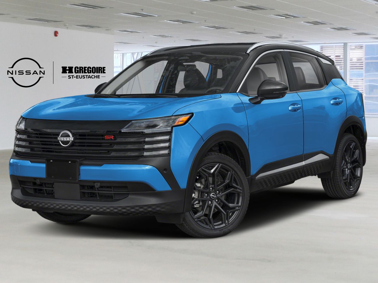 2026 Nissan Kicks Artic Ice Blue Metallic/Super Black Saint-Eustache - photo #0