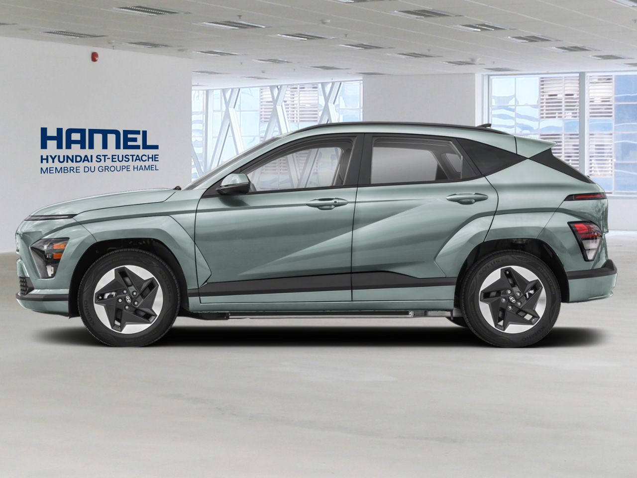 Hyundai Kona &eacute;lectrique 2026 Vert mirage Saint-Eustache - photo #2