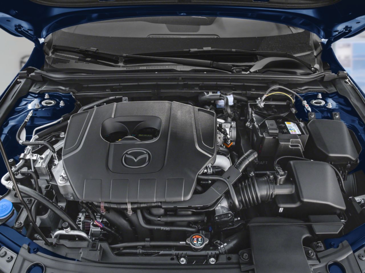 Mazda Mazda3 Sport NIV JM1BPAKM3S1790417 2025 Bleu cristal foncé mica Chicoutimi - photo #5