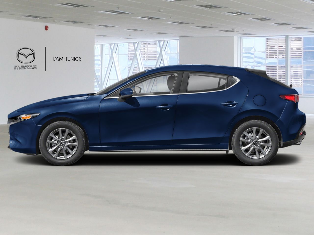 Mazda Mazda3 Sport NIV JM1BPAKM3S1790417 2025 Bleu cristal foncé mica Chicoutimi - photo #2