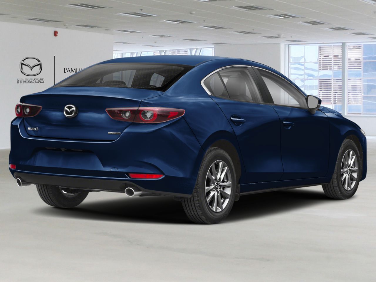 Mazda Mazda3 NIV JM1BPBCM2S1795192 2025 Bleu cristal foncé mica Chicoutimi - photo #1