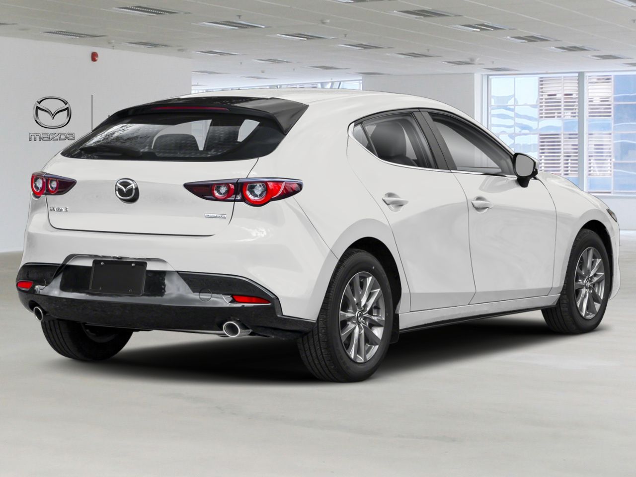 Mazda Mazda3 Sport NIV JM1BPBLM7S1792661 2025 Blanc neige nacré Chicoutimi - photo #2