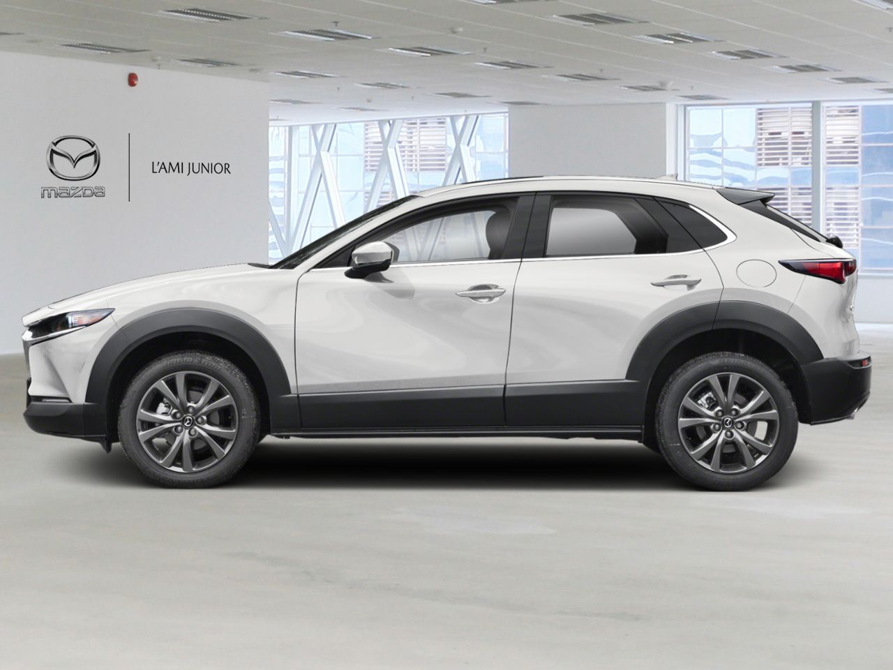 2025 Mazda CX-30 VIN 3MVDMBDM8SM866865 Snowflake White Pearl Chicoutimi - photo #1