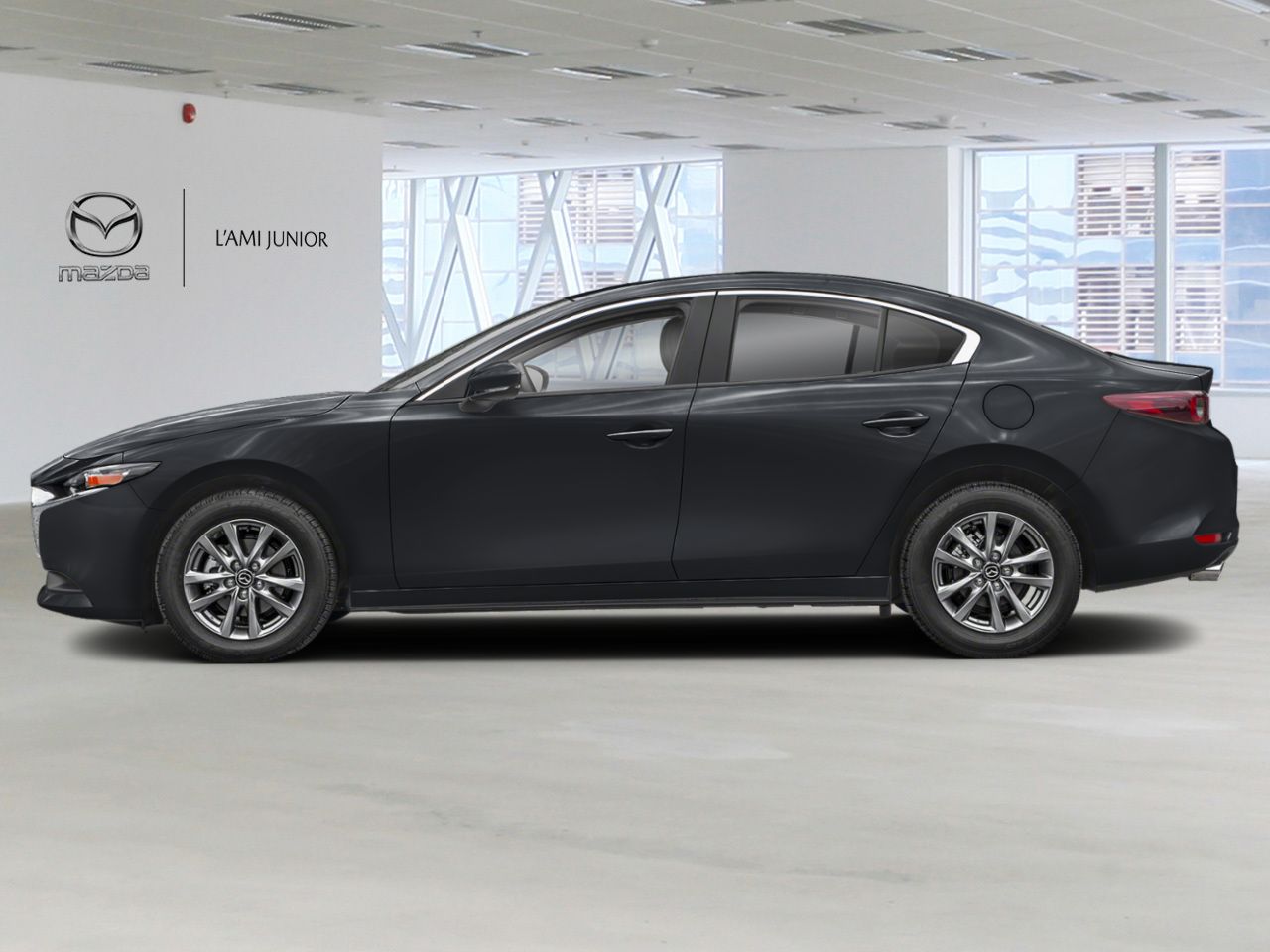 Mazda Mazda3 NIV JM1BPBCM1S1794678 2025 Noir de jais mica Chicoutimi - photo #2