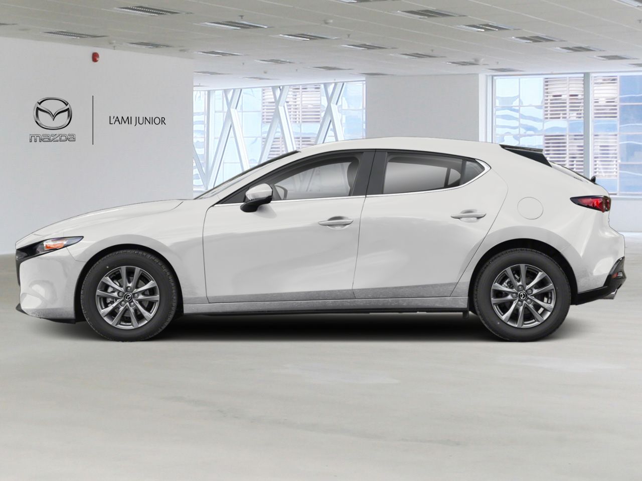 Mazda Mazda3 Sport NIV JM1BPBLM7S1792661 2025 Blanc neige nacré Chicoutimi - photo #1