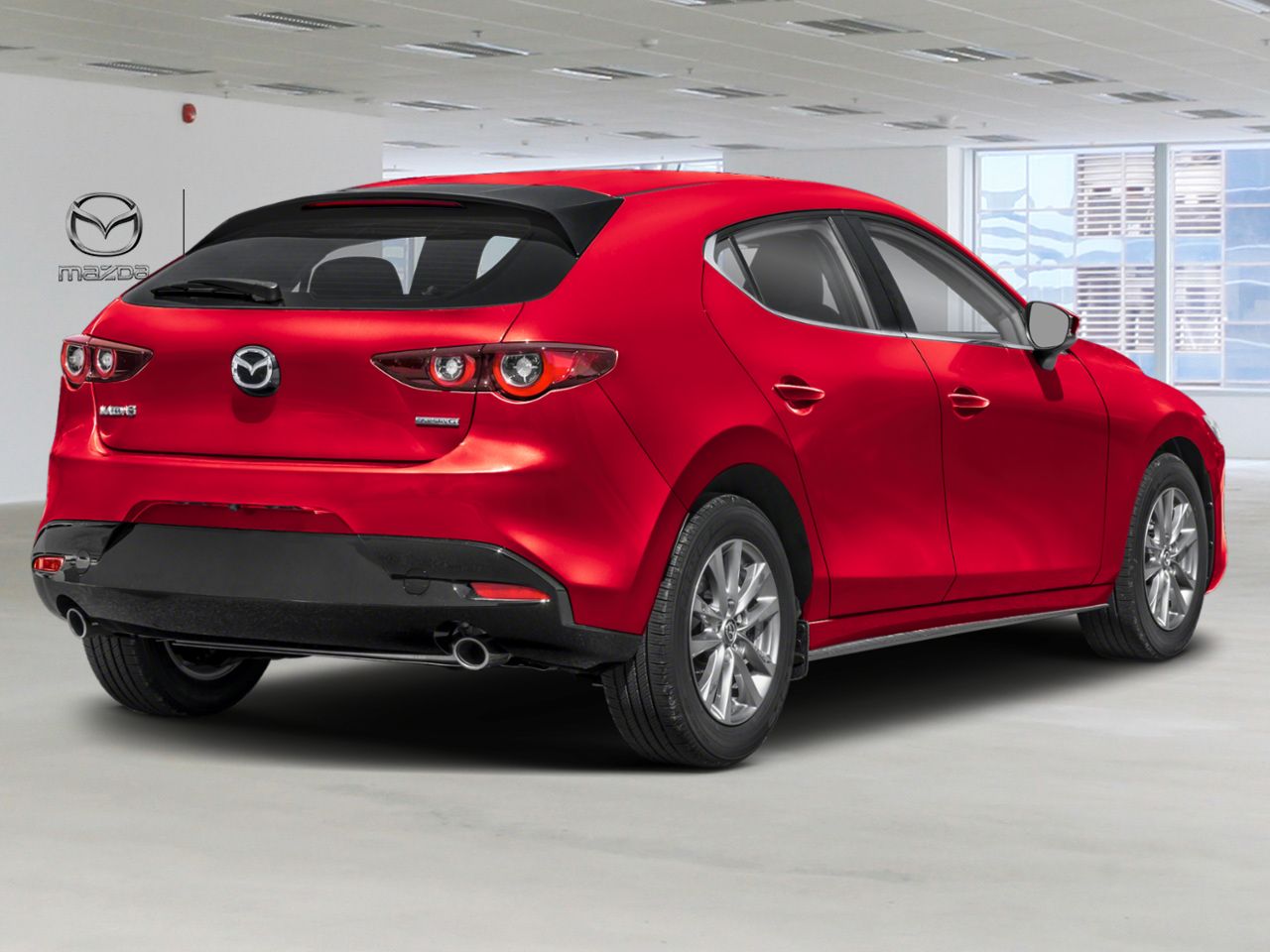 Mazda Mazda3 Sport NIV JM1BPAKM0S1795591 2025 Rouge vibrant cristal métallisé Chicoutimi - photo #1