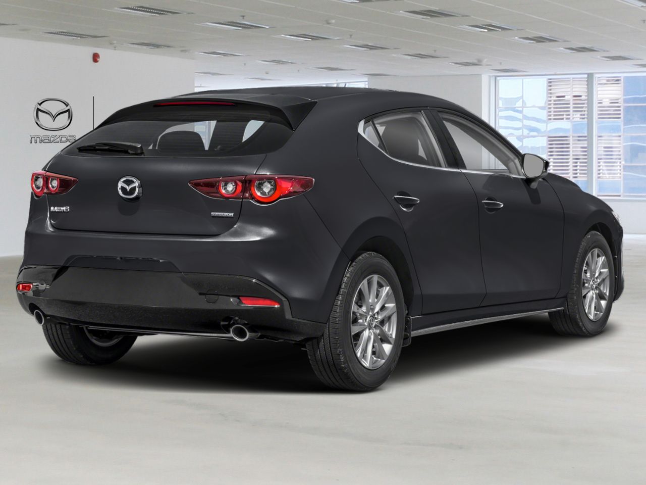 Mazda Mazda3 Sport NIV JM1BPAKM9S1796674 2025 Noir de jais mica Chicoutimi - photo #1