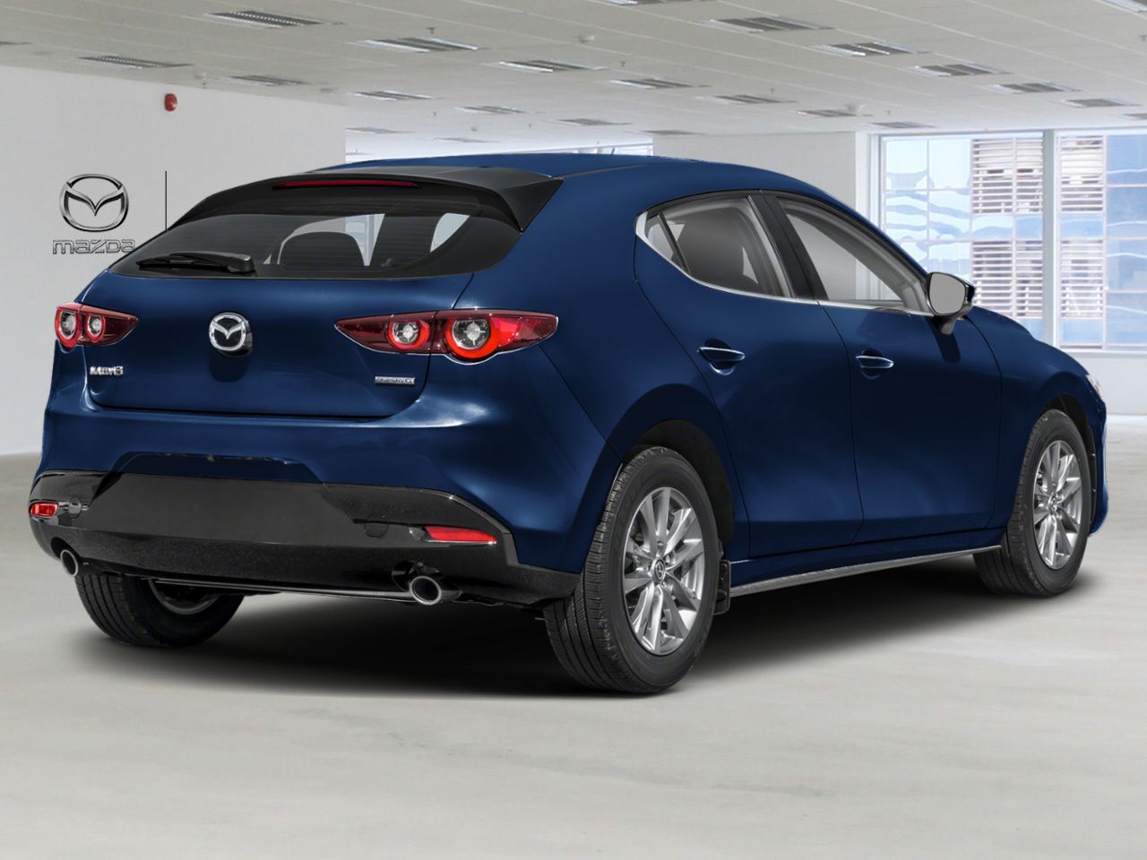 Mazda Mazda3 Sport NIV JM1BPAKM3S1790417 2025 Bleu cristal foncé mica Chicoutimi - photo #1