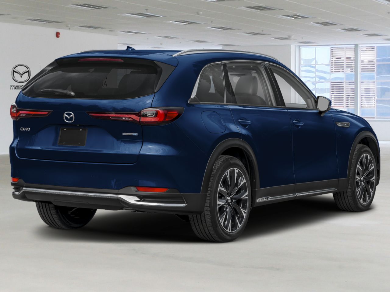 Mazda CX-90 hybride rechargeable 2026 Bleu cristal fonc&eacute; mica Donnacona - photo #2