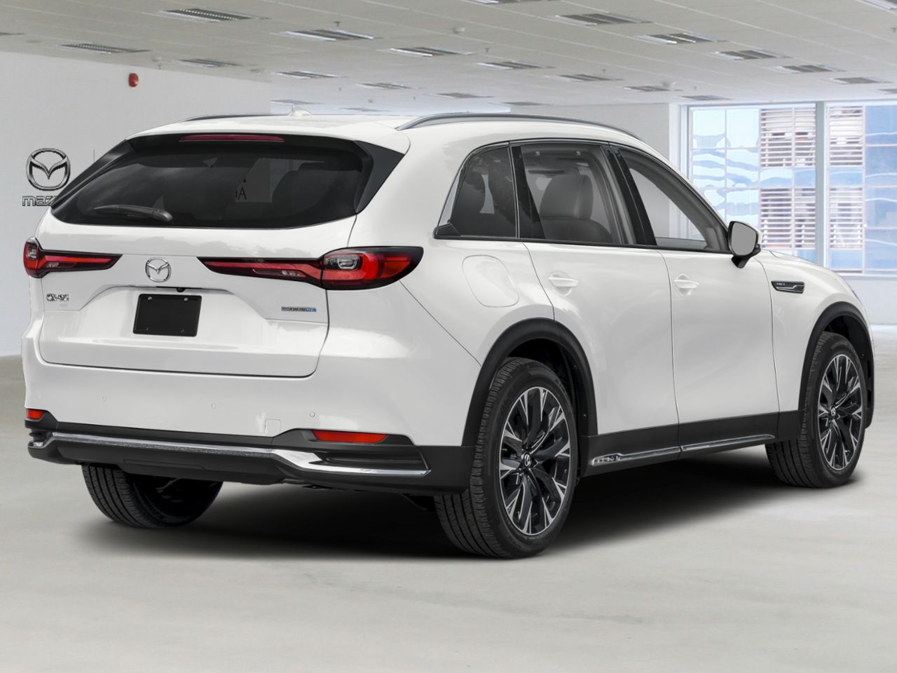 Mazda CX-90 hybride rechargeable 2026 Blanc rhodium m&eacute;tallis&eacute; Donnacona - photo #2