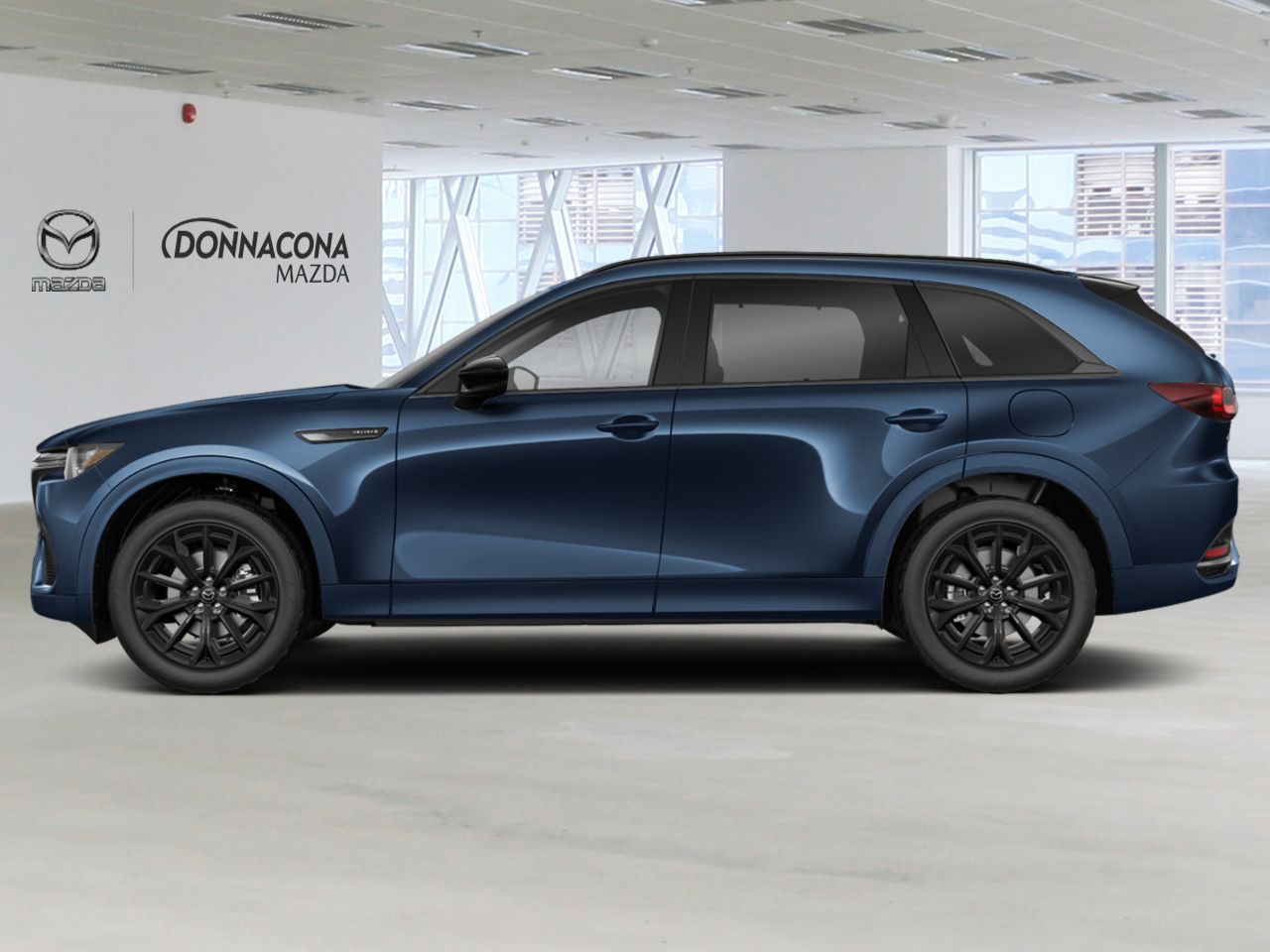 Mazda CX-70 hybride l&eacute;ger 2026 Bleu cristal fonc&eacute; mica Donnacona - photo #1