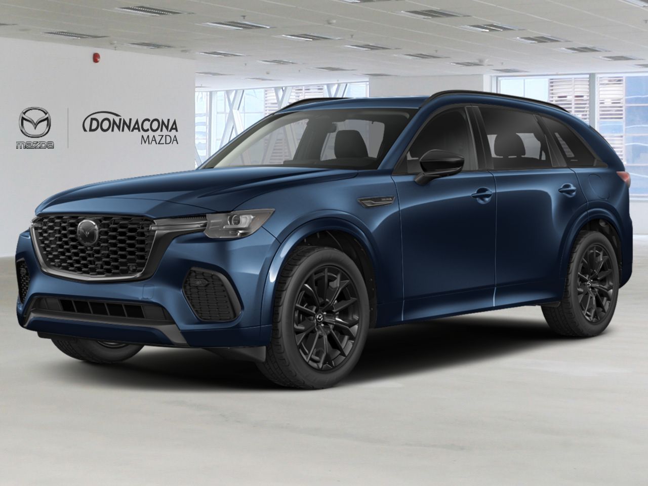 Mazda CX-70 hybride l&eacute;ger 2026 Bleu cristal fonc&eacute; mica Donnacona - photo #0