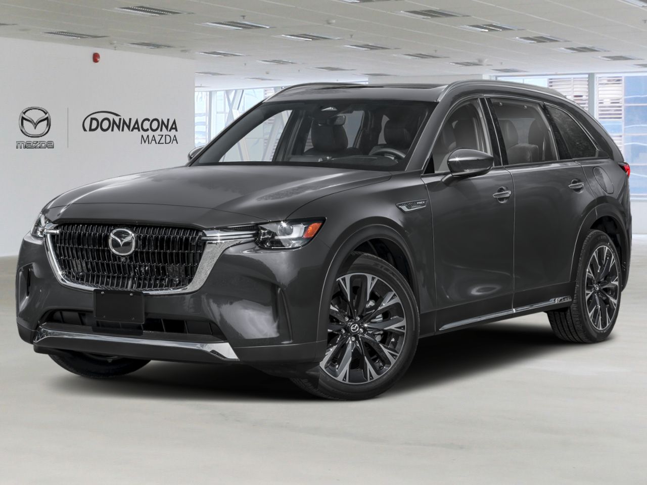 Mazda CX-90 hybride rechargeable 2026 Gris m&eacute;canique m&eacute;tallis&eacute; Donnacona - photo #0