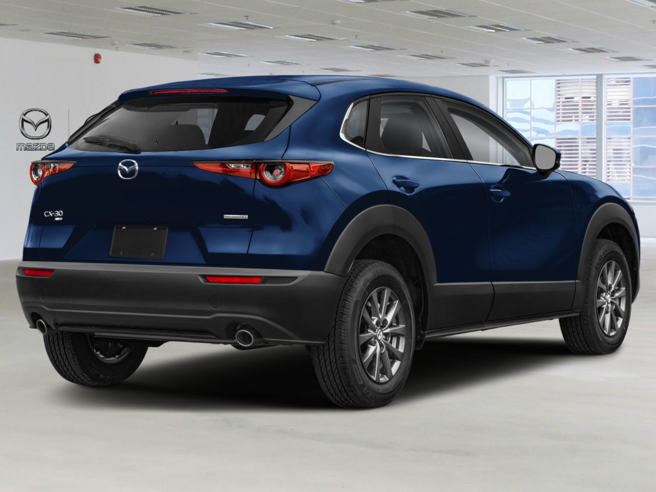 Mazda CX-30 2026 Bleu cristal fonc&eacute; mica Donnacona - photo #1