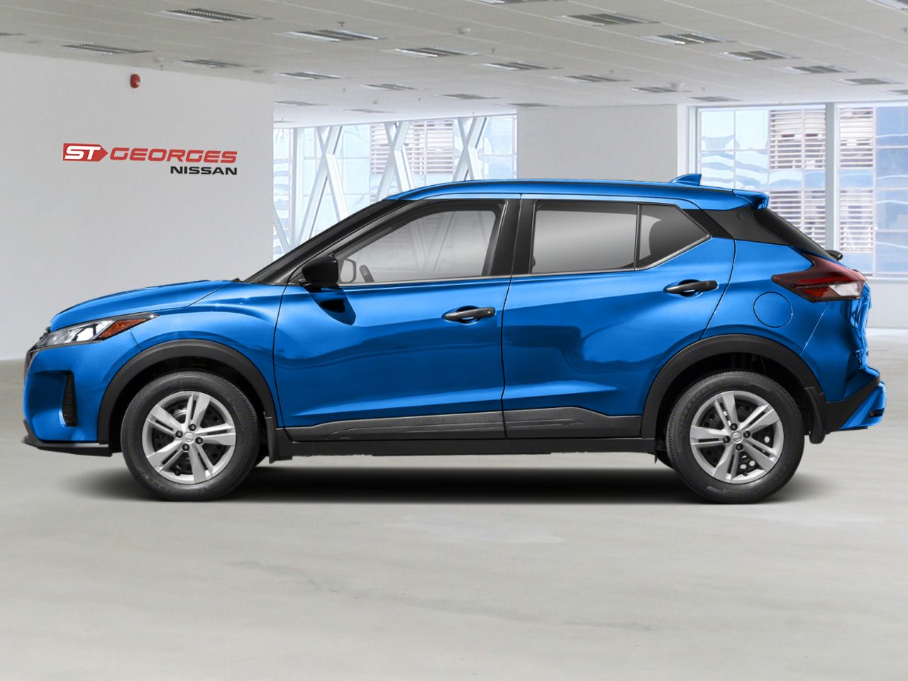 Nissan Kicks 2021 Bleu Saint-Georges - photo #2
