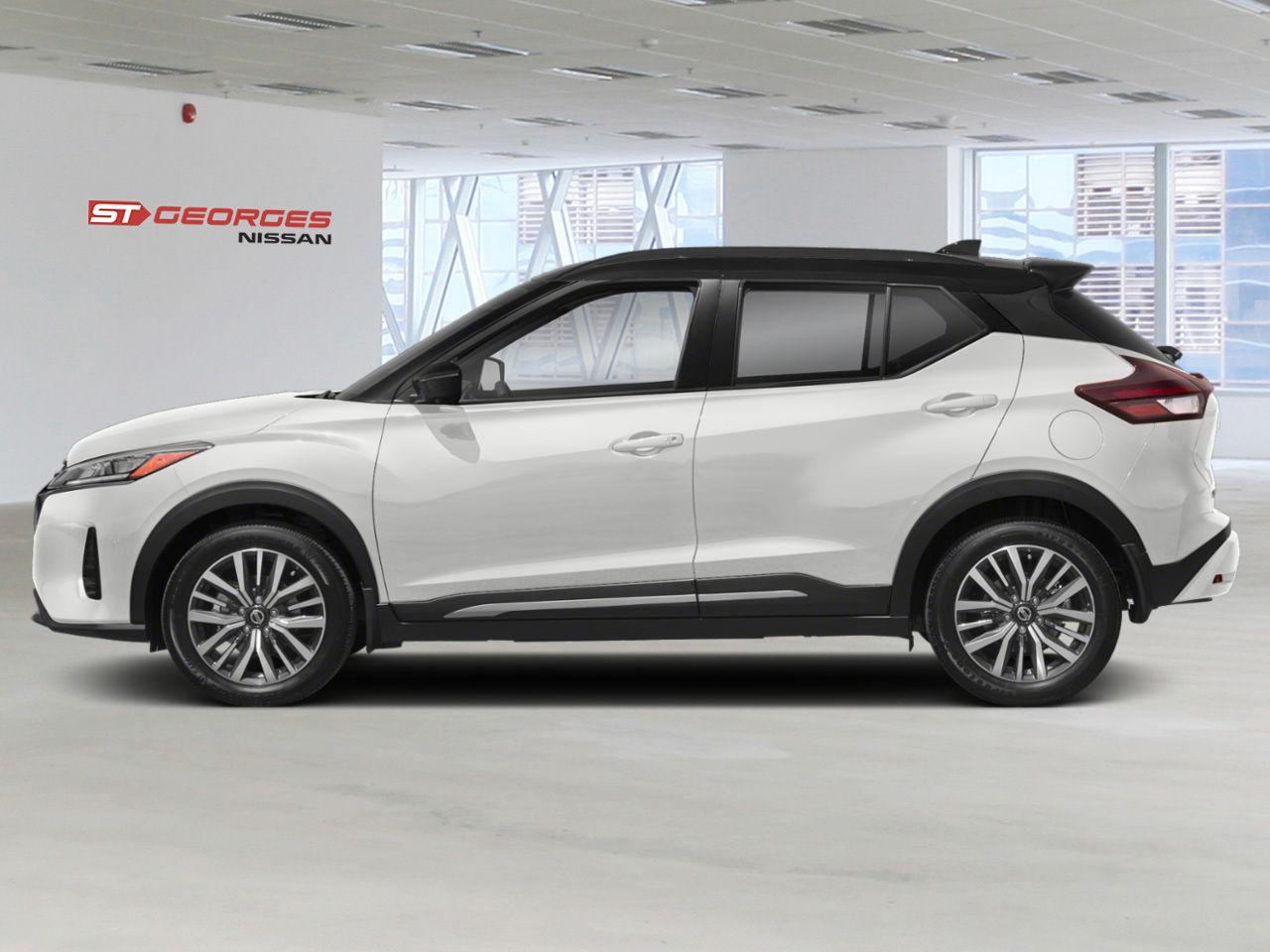 Nissan Kicks 2021 Blanc Saint-Georges - photo #2