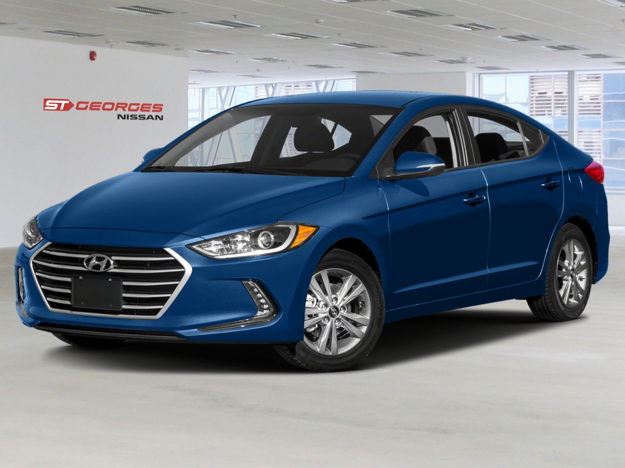 Hyundai Elantra 2018 Bleu Saint-Georges - photo #0
