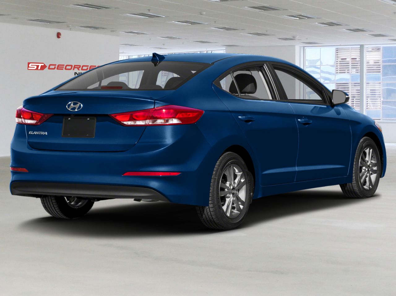Hyundai Elantra 2018 Bleu Saint-Georges - photo #1