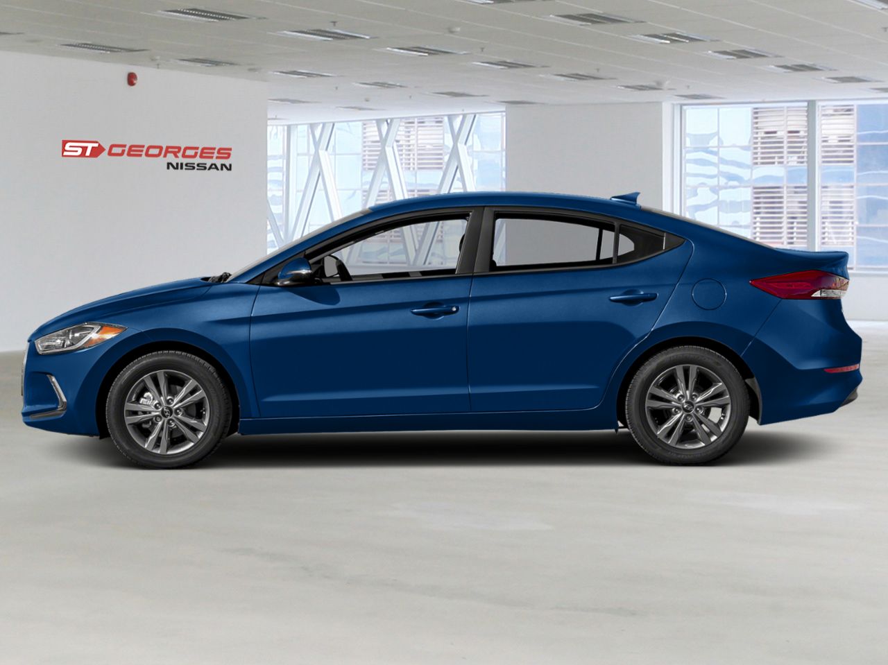 Hyundai Elantra 2018 Bleu Saint-Georges - photo #2