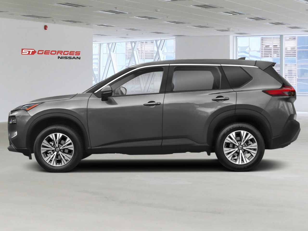 Nissan Rogue 2023 Gris Saint-Georges - photo #1