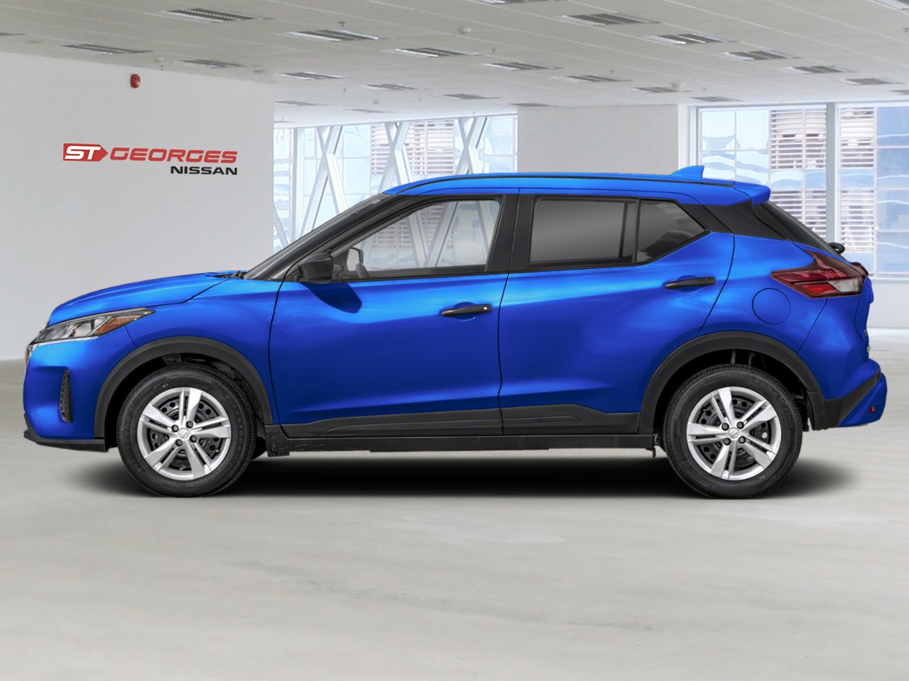 Nissan Kicks 2024 Bleu Saint-Georges - photo #1