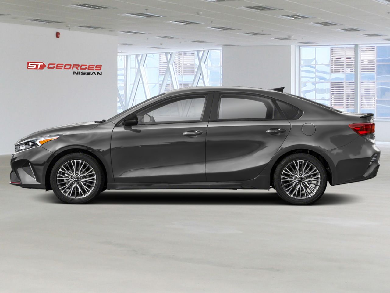 Kia Forte 2023 Gris Saint-Georges - photo #1