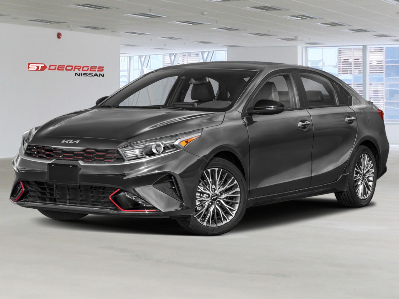 Kia Forte 2023 Gris Saint-Georges - photo #0