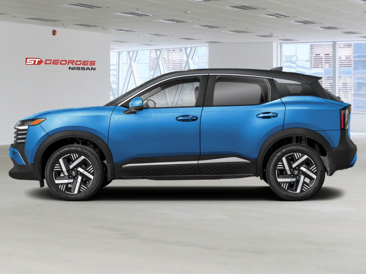 NISSAN Kicks 2026 Bleu glacial arctique/Noir intense Saint-Georges - photo #4