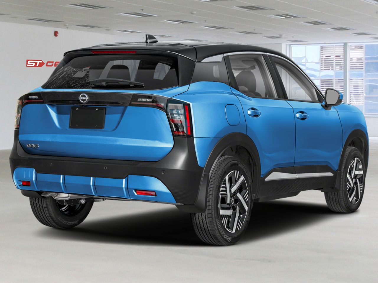 NISSAN Kicks 2026 Bleu glacial arctique/Noir intense Saint-Georges - photo #1