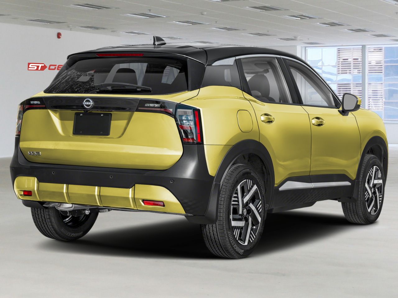 NISSAN Kicks 2026 Jaune yuzu m&eacute;tallis&eacute;/Noir intense Saint-Georges - photo #2