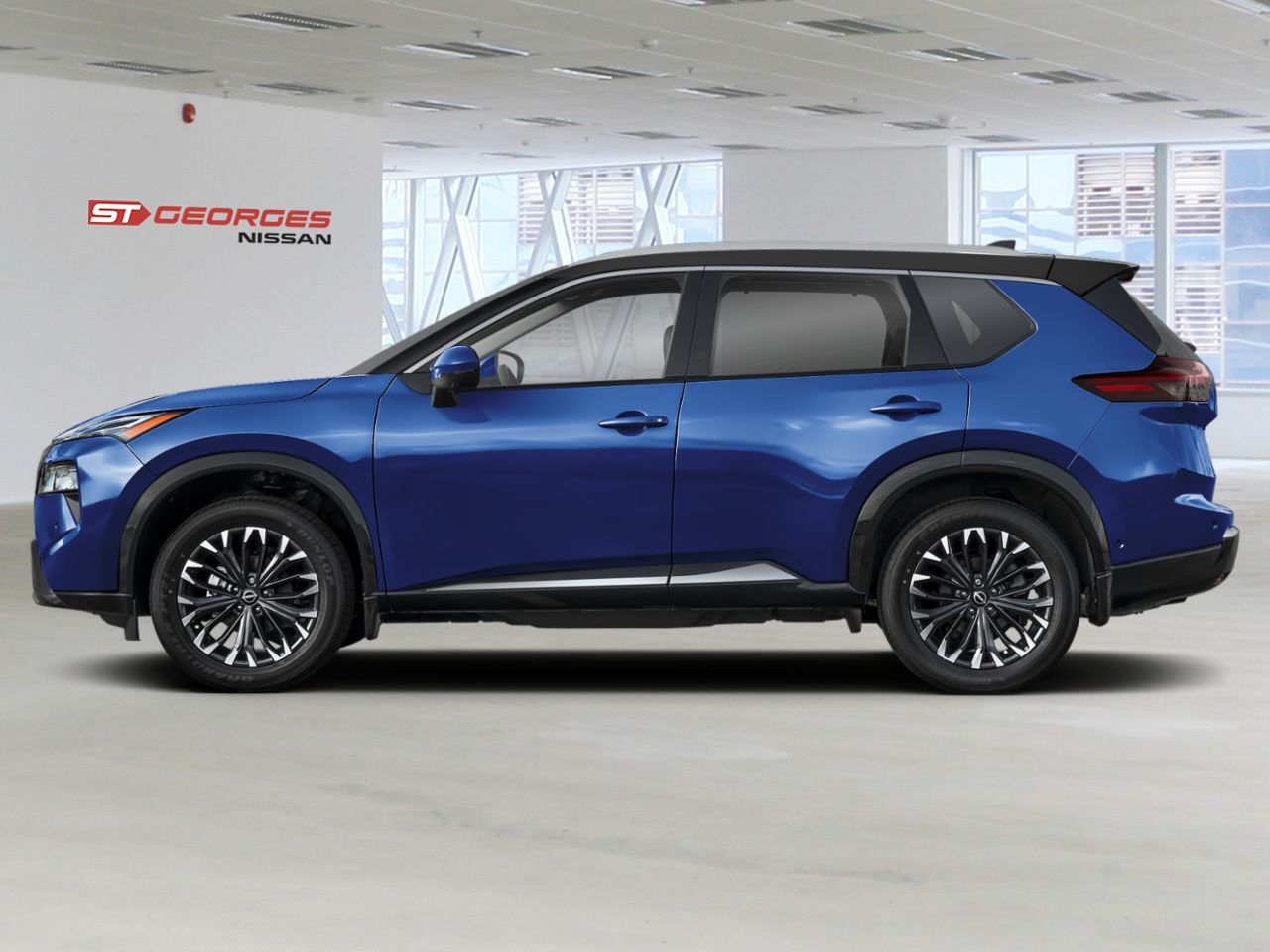 2026 NISSAN Rogue 2-Tone Deep Ocean Blue Saint-Georges - photo #2