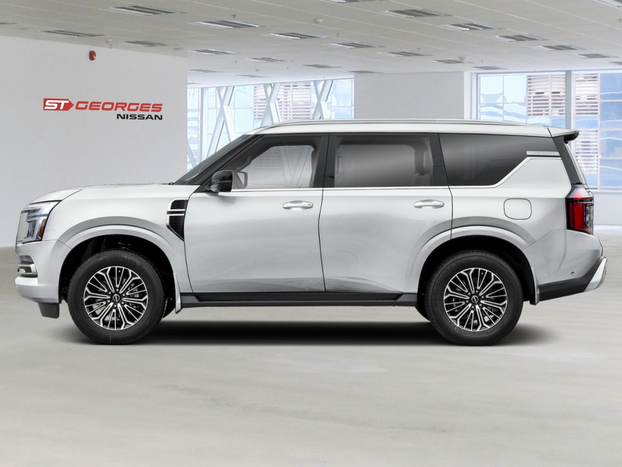 2026 NISSAN Armada Aspen White TriCoat Saint-Georges - photo #2