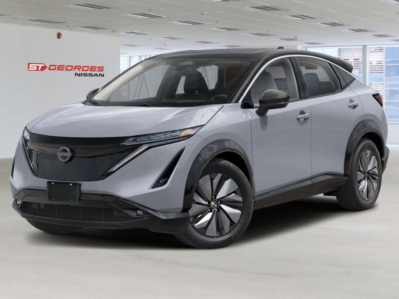 NISSAN ARIYA 2026 Gris rocher nacr&eacute;/Diamant noir nacr&eacute; Saint-Georges - photo #0