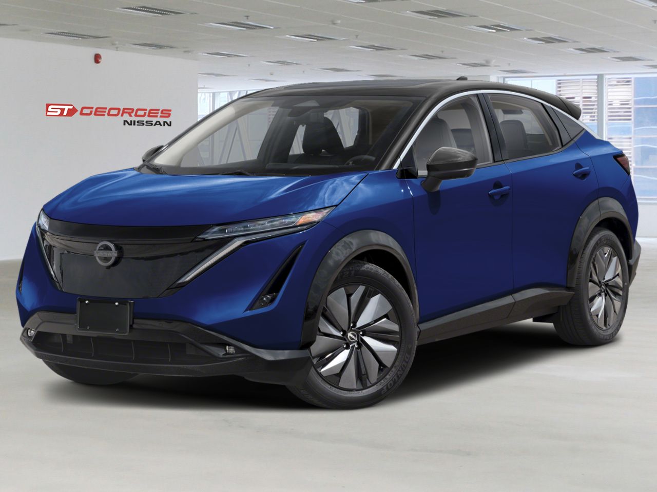 NISSAN ARIYA 2026 Bleu oc&eacute;anique profond nacr&eacute;/Diamant noir nacr&eacute; Saint-Georges - photo #0