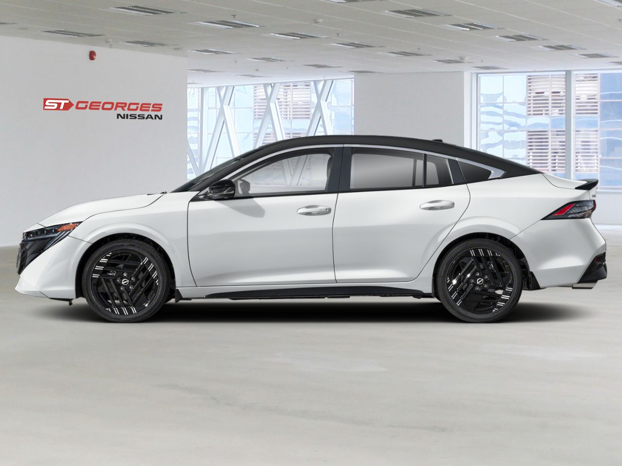 NISSAN Sentra 2026 Blanc d'Aspen triple couche/Noir intense Saint-Georges - photo #2