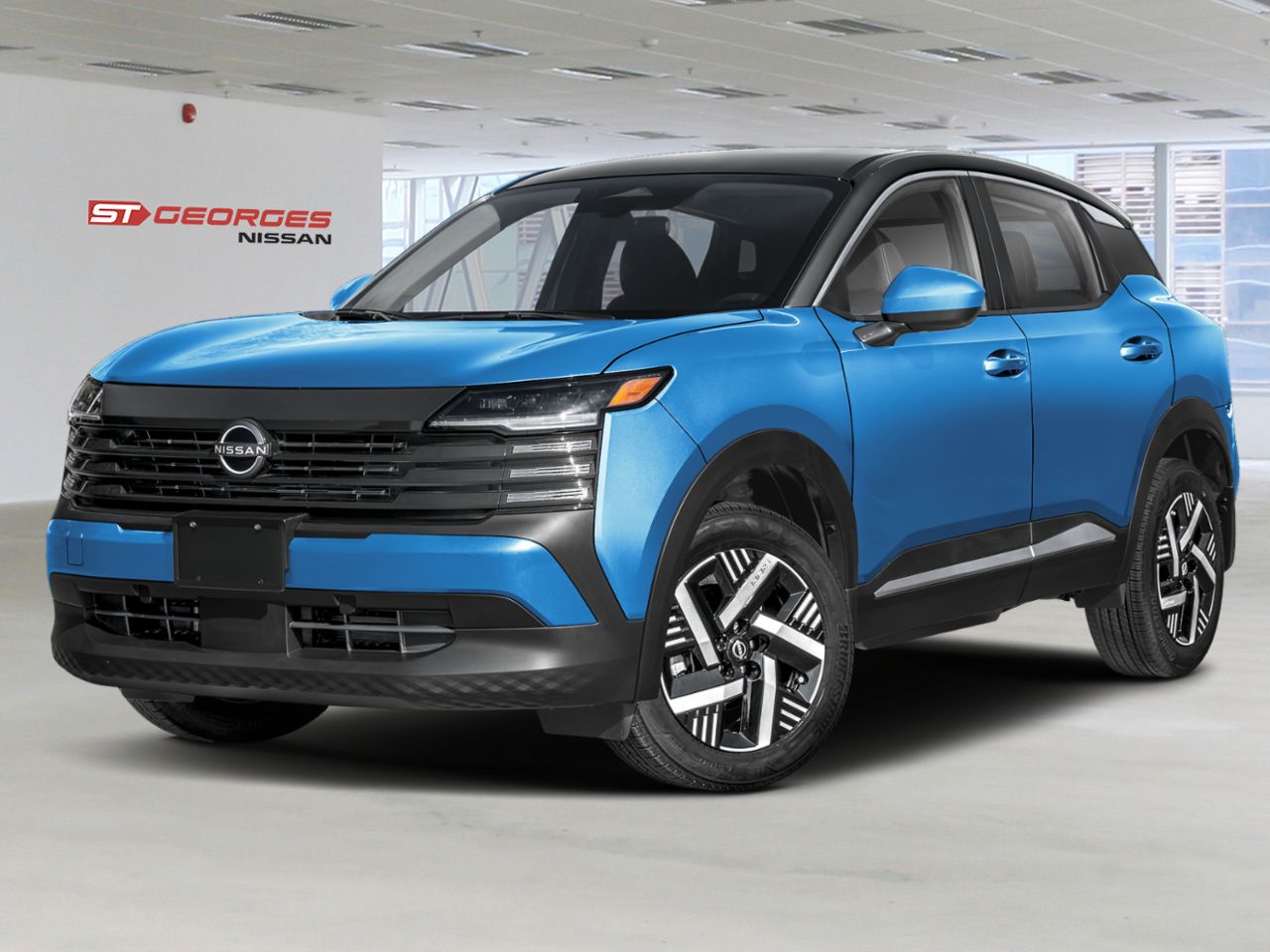 NISSAN Kicks 2026 Bleu glacial arctique/Noir intense Saint-Georges - photo #0