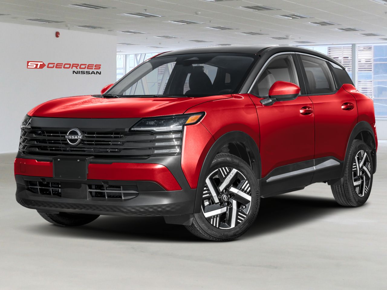 2026 NISSAN Kicks Scarlet Ember Tintcoat/Super Black Saint-Georges - photo #0