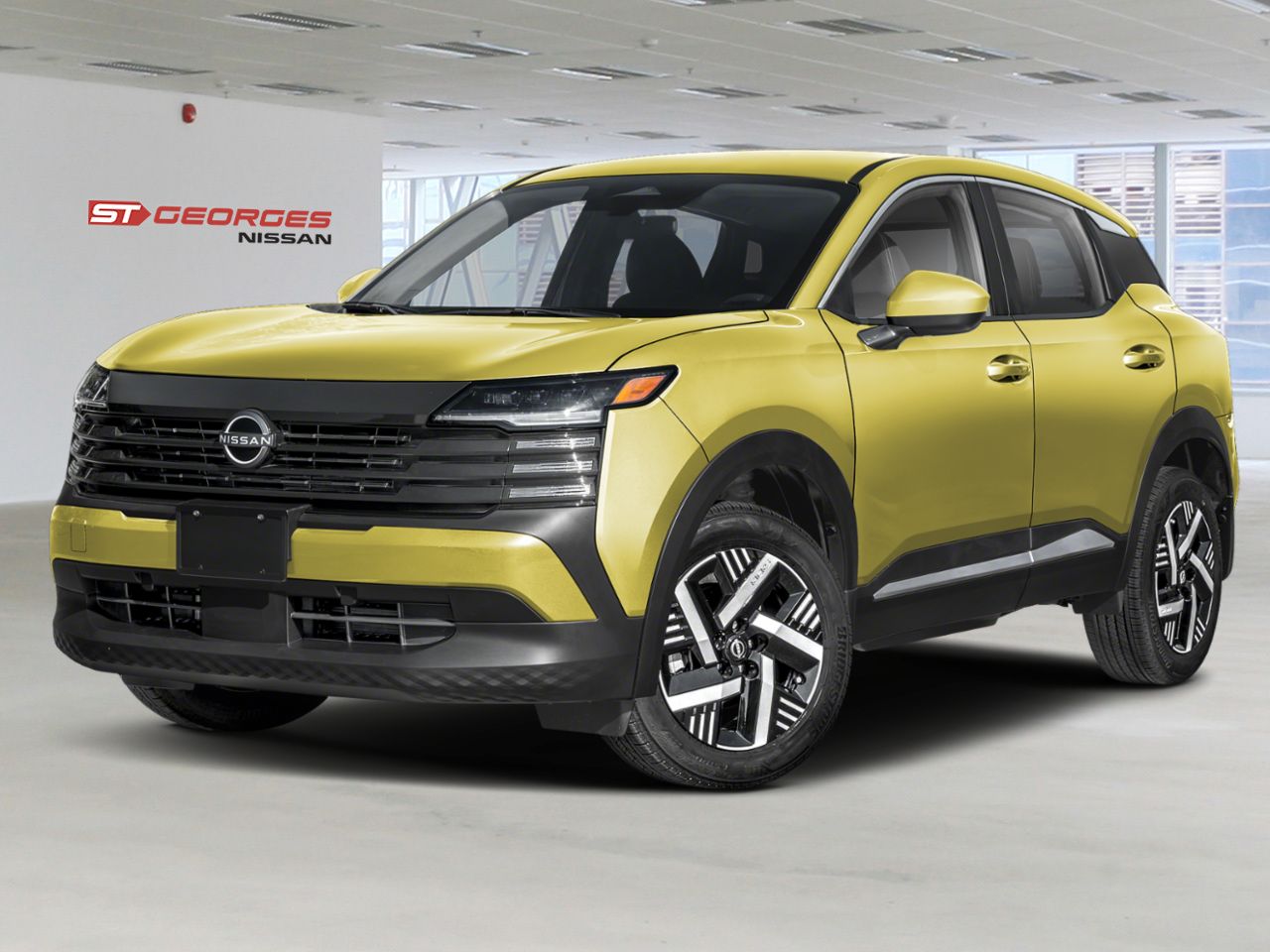 NISSAN Kicks 2026 Jaune yuzu m&eacute;tallis&eacute;/Noir intense Saint-Georges - photo #0