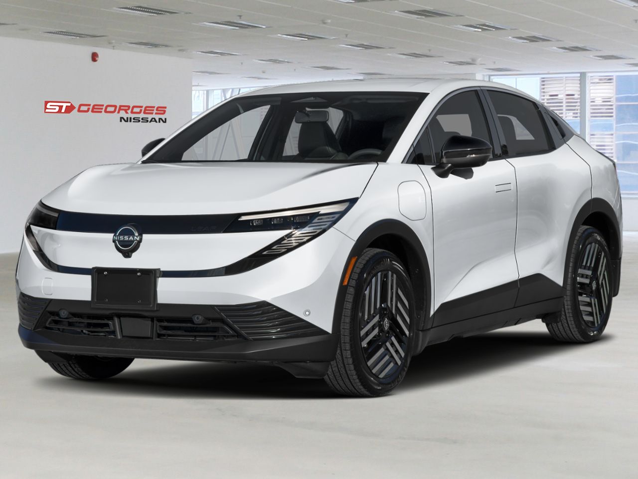 NISSAN LEAF 2026 Blanc Everest nacr&eacute; triple couche Saint-Georges - photo #0