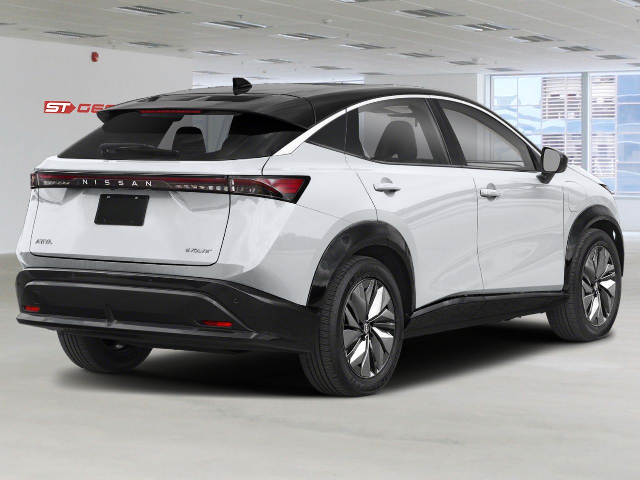 NISSAN ARIYA 2026 Blanc Everest nacr&eacute; triple couche/Diamant noir nacr&eacute; Saint-Georges - photo #2