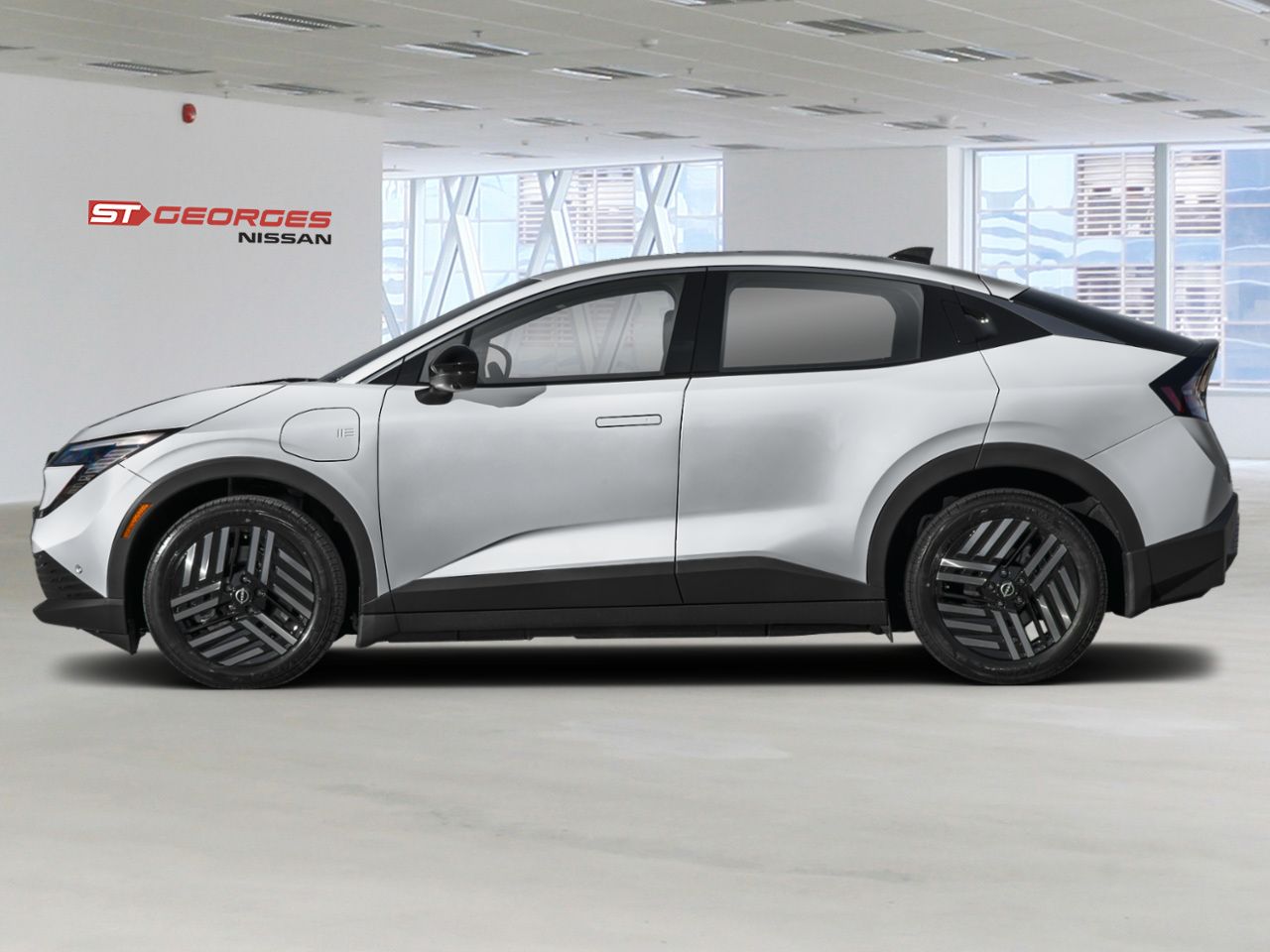 NISSAN LEAF 2026 Blanc Everest nacr&eacute; triple couche Saint-Georges - photo #1