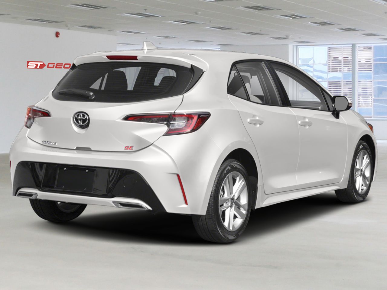 Toyota Corolla &agrave; hayon 2019 Blanc Saint-Georges - photo #1